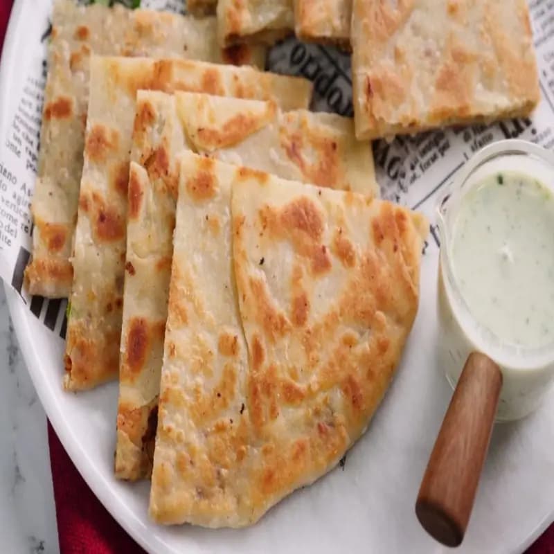 Chicken Cheez Parath